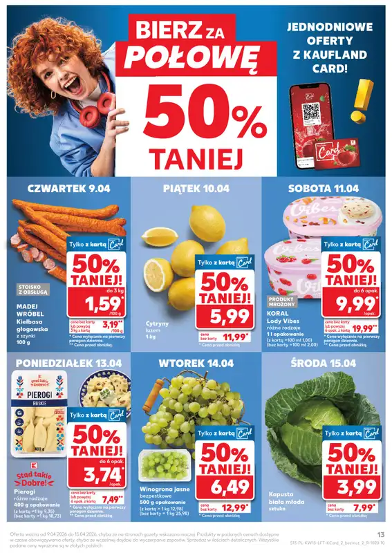 Kaufland - gazetka promocyjna Gazetka Tygodnia od czwartku 09.04 do środy 15.04 - strona 13