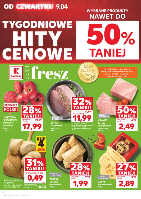Kaufland - gazetka promocyjna Gazetka Tygodnia od czwartku 09.04 do środy 15.04 - strona 4