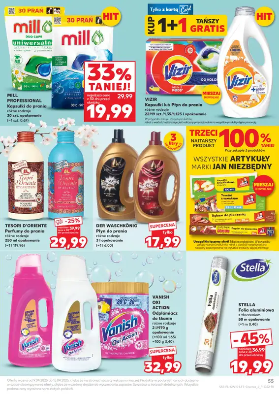 Kaufland - gazetka promocyjna Gazetka Tygodnia od czwartku 09.04 do środy 15.04 - strona 55