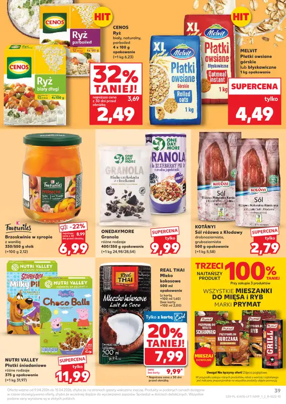 Kaufland - gazetka promocyjna Gazetka Tygodnia od czwartku 09.04 do środy 15.04 - strona 39