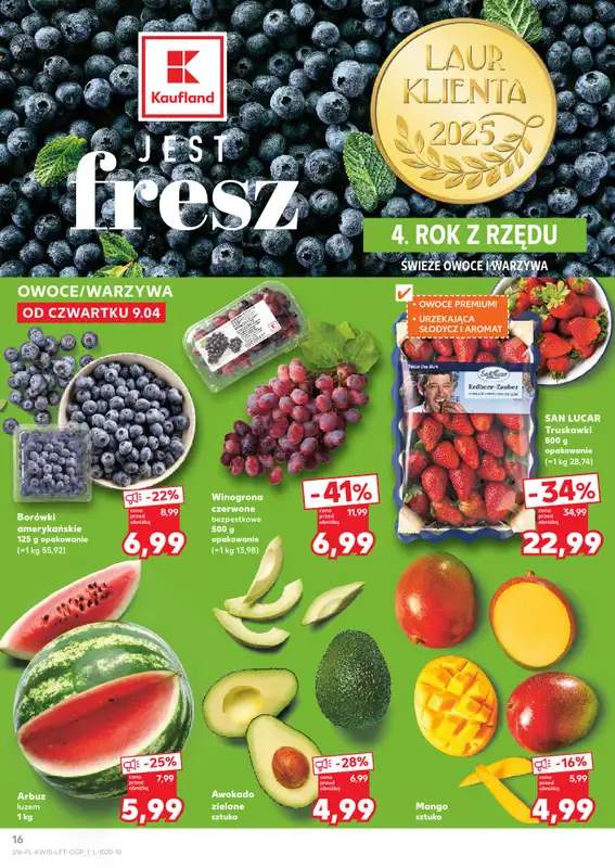 Kaufland - gazetka promocyjna Gazetka Tygodnia od czwartku 09.04 do środy 15.04 - strona 16