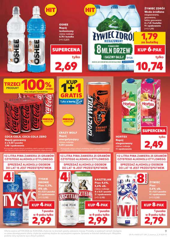 Kaufland - gazetka promocyjna Gazetka Tygodnia od czwartku 09.04 do środy 15.04 - strona 9