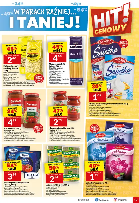 Twój Market - gazetka promocyjna Gazetka od środy 08.04 do wtorku 14.04 - strona 19