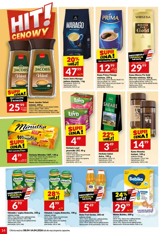 Twój Market - gazetka promocyjna Gazetka od środy 08.04 do wtorku 14.04 - strona 14