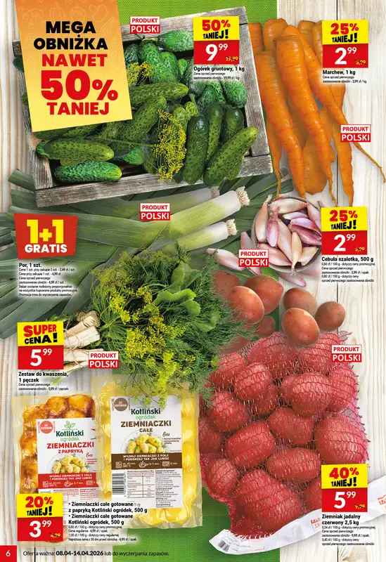 Twój Market - gazetka promocyjna Gazetka od środy 08.04 do wtorku 14.04 - strona 6