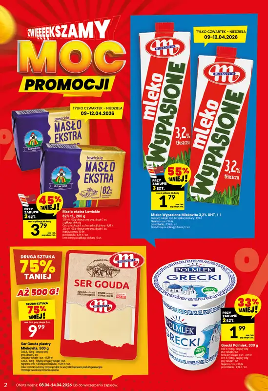 Twój Market - gazetka promocyjna Gazetka od środy 08.04 do wtorku 14.04 - strona 2