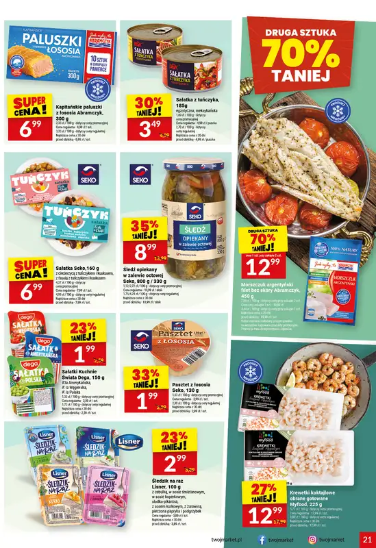 Twój Market - gazetka promocyjna Gazetka od środy 08.04 do wtorku 14.04 - strona 21