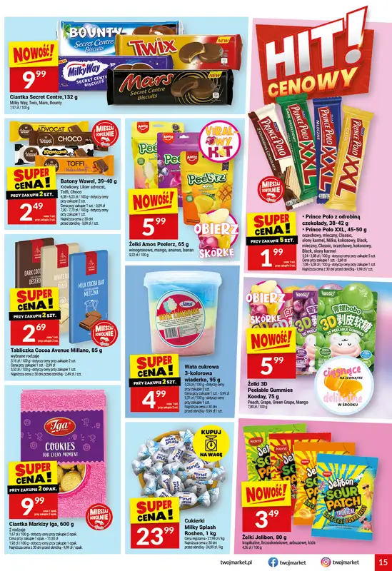 Twój Market - gazetka promocyjna Gazetka od środy 08.04 do wtorku 14.04 - strona 15