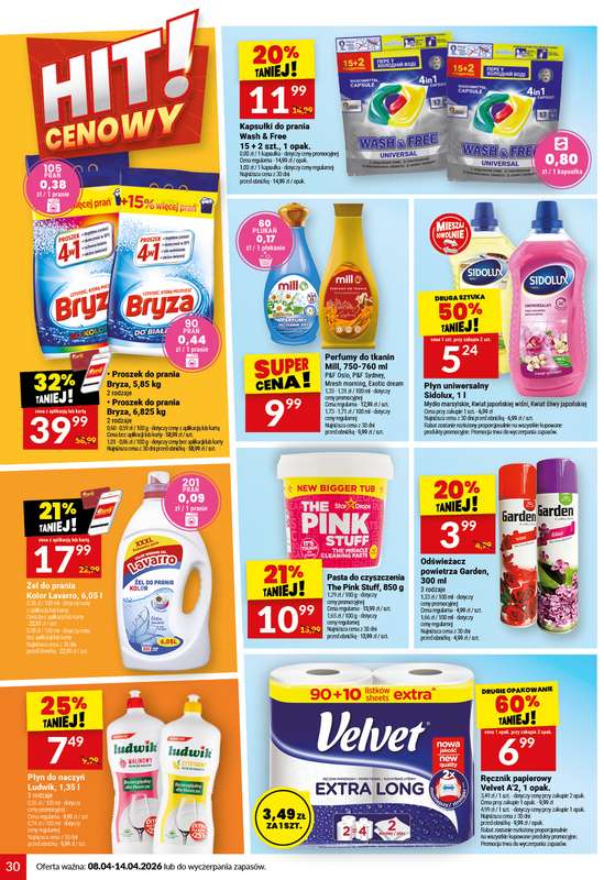 Twój Market - gazetka promocyjna Gazetka od środy 08.04 do wtorku 14.04 - strona 30