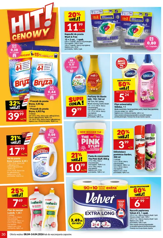 Twój Market - gazetka promocyjna Gazetka od środy 08.04 do wtorku 14.04 - strona 30