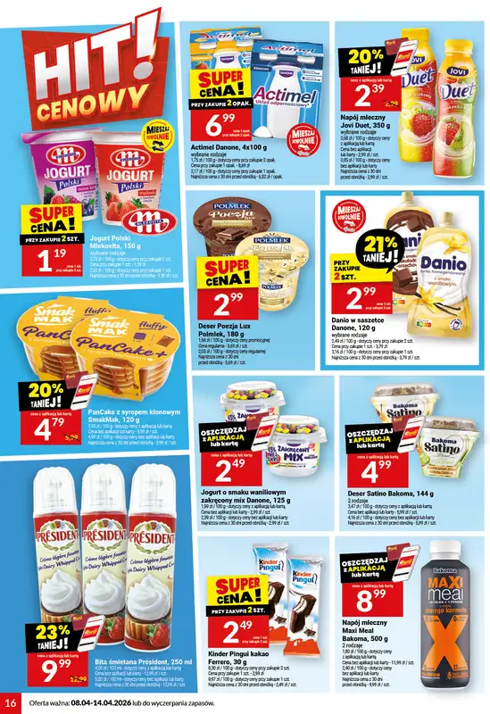 Twój Market - gazetka promocyjna Gazetka od środy 08.04 do wtorku 14.04 - strona 16