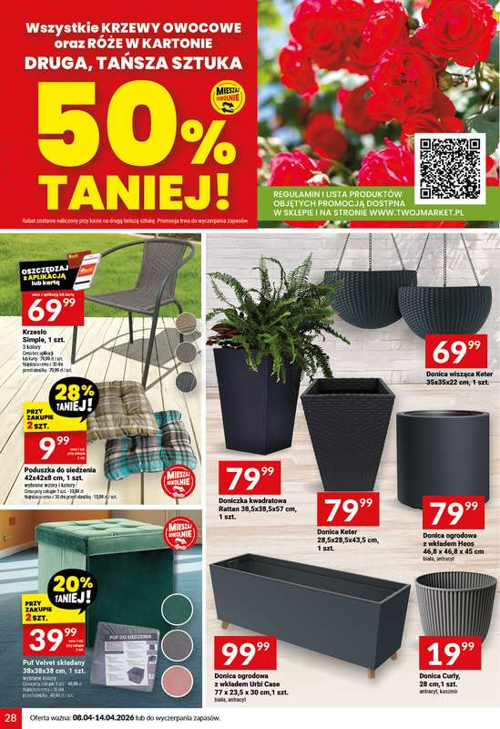 Twój Market - gazetka promocyjna Gazetka od środy 08.04 do wtorku 14.04 - strona 28
