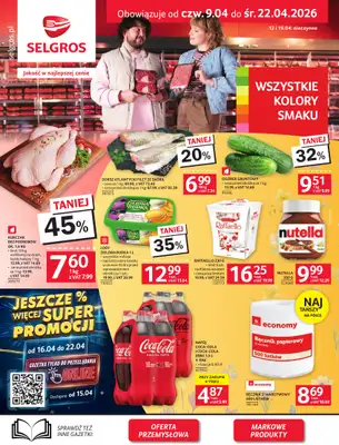Selgros - gazetka promocyjna Oferta spożywcza od czwartku 09.04 do środy 22.04