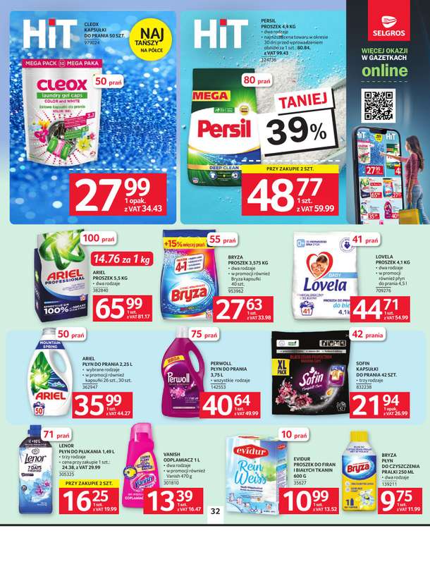 Selgros - gazetka promocyjna Oferta spożywcza od czwartku 09.04 do środy 22.04 - strona 32