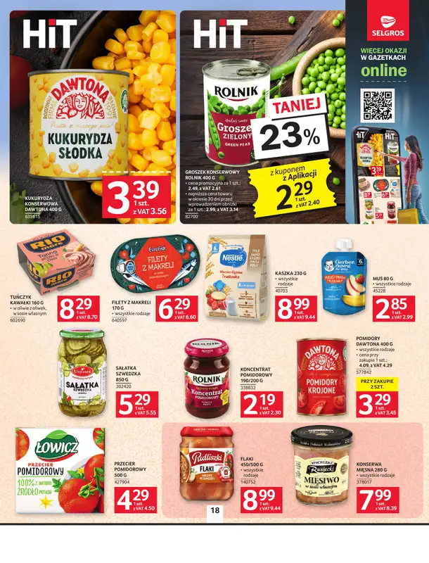 Selgros - gazetka promocyjna Oferta spożywcza od czwartku 09.04 do środy 22.04 - strona 18