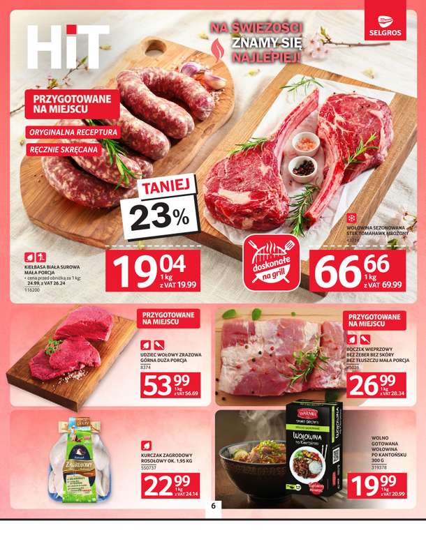 Selgros - gazetka promocyjna Oferta spożywcza od czwartku 09.04 do środy 22.04 - strona 6