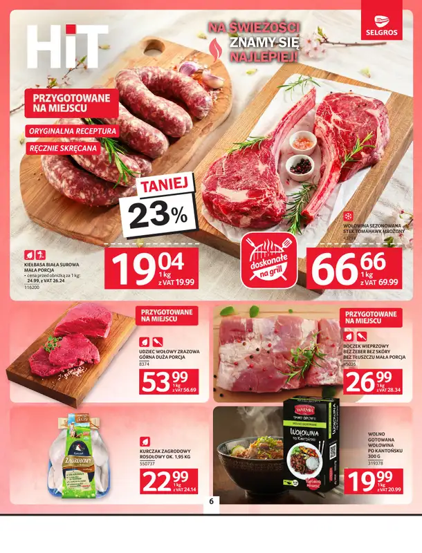 Selgros - gazetka promocyjna Oferta spożywcza od czwartku 09.04 do środy 22.04 - strona 6