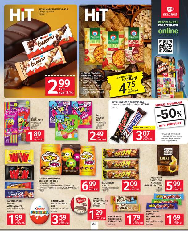 Selgros - gazetka promocyjna Oferta spożywcza od czwartku 09.04 do środy 22.04 - strona 22