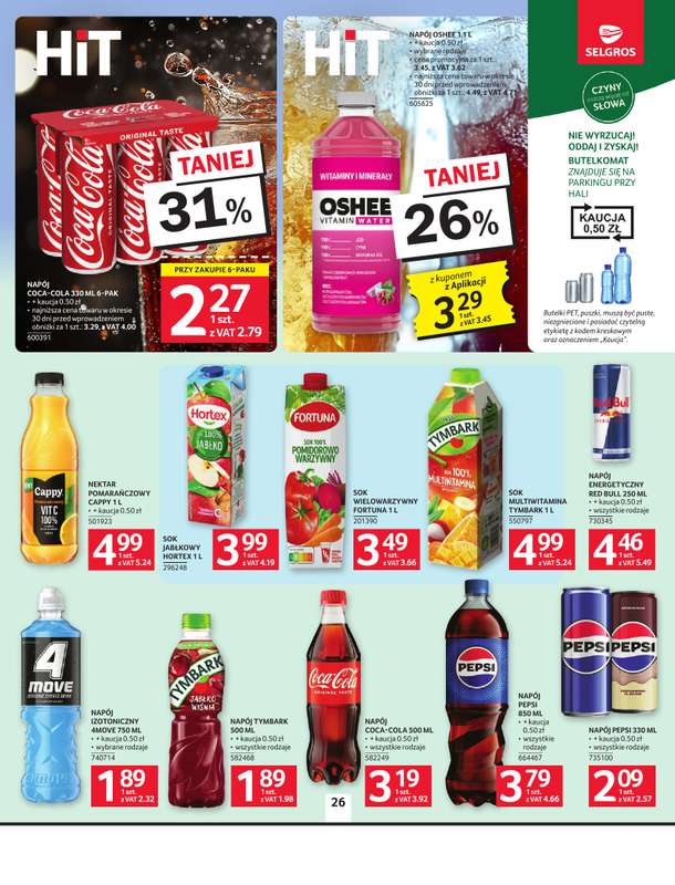 Selgros - gazetka promocyjna Oferta spożywcza od czwartku 09.04 do środy 22.04 - strona 26