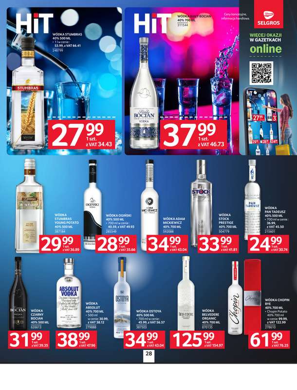 Selgros - gazetka promocyjna Oferta spożywcza od czwartku 09.04 do środy 22.04 - strona 28