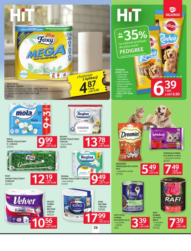 Selgros - gazetka promocyjna Oferta spożywcza od czwartku 09.04 do środy 22.04 - strona 36