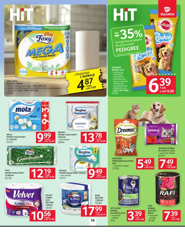 Selgros - gazetka promocyjna Oferta spożywcza od czwartku 09.04 do środy 22.04 - strona 36