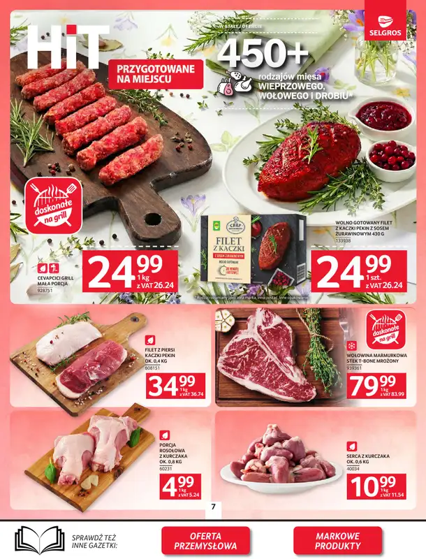 Selgros - gazetka promocyjna Oferta spożywcza od czwartku 09.04 do środy 22.04 - strona 7