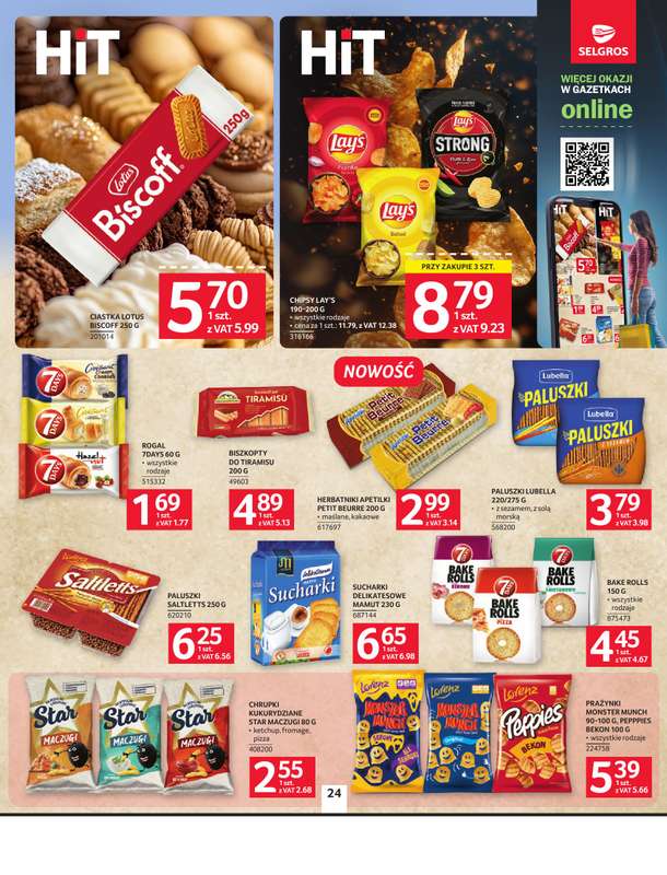 Selgros - gazetka promocyjna Oferta spożywcza od czwartku 09.04 do środy 22.04 - strona 24