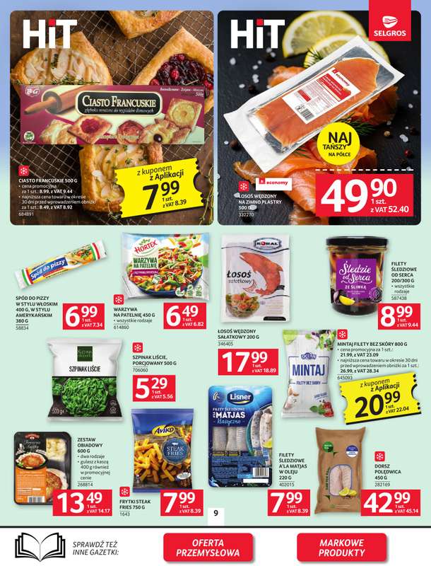 Selgros - gazetka promocyjna Oferta spożywcza od czwartku 09.04 do środy 22.04 - strona 9