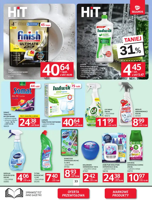 Selgros - gazetka promocyjna Oferta spożywcza od czwartku 09.04 do środy 22.04 - strona 33