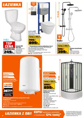 OBI - gazetka promocyjna Gazetka od wtorku 07.04 do wtorku 21.04 - strona 12