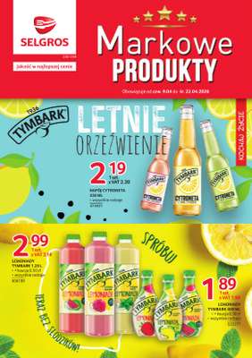 Selgros - gazetka promocyjna Markowe Produkty od czwartku 09.04 do środy 22.04