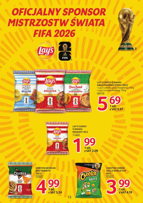 Selgros - gazetka promocyjna Markowe Produkty od czwartku 09.04 do środy 22.04 - strona 15