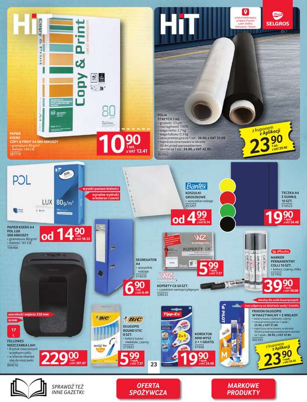 Selgros - gazetka promocyjna Oferta przemysłowa od czwartku 09.04 do środy 22.04 - strona 25