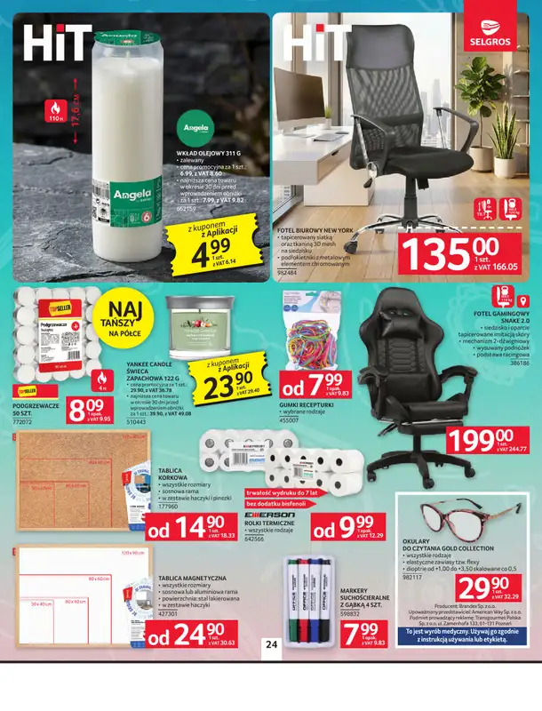 Selgros - gazetka promocyjna Oferta przemysłowa od czwartku 09.04 do środy 22.04 - strona 26