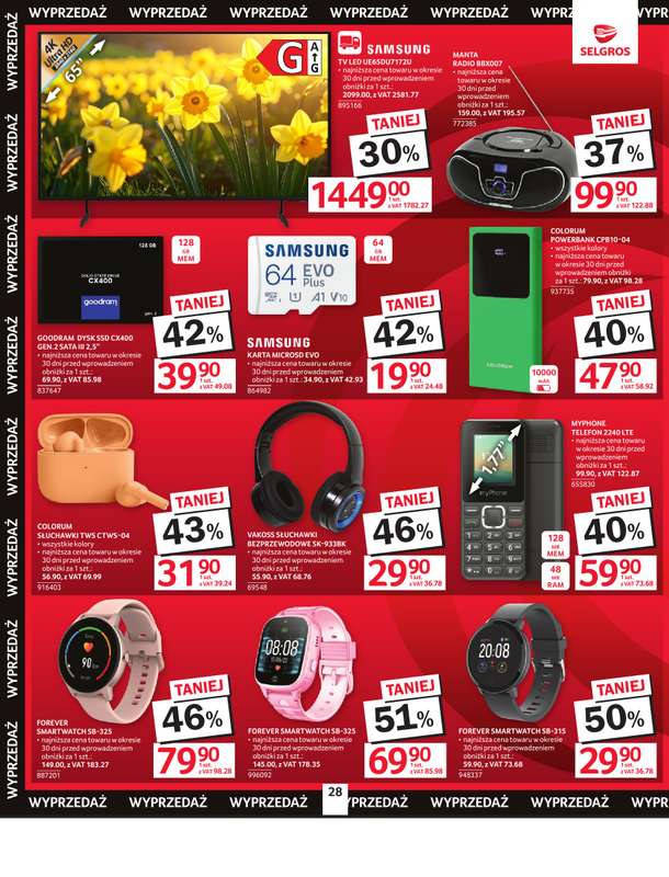 Selgros - gazetka promocyjna Oferta przemysłowa od czwartku 09.04 do środy 22.04 - strona 30