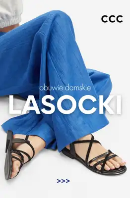 CCC - gazetka promocyjna Damskie obuwie marki LASOCKI od wtorku 07.04 