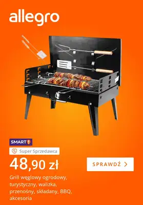 Allegro - gazetka promocyjna Sezon na grilla rozpoczęty od wtorku 07.04 do poniedziałku 13.04