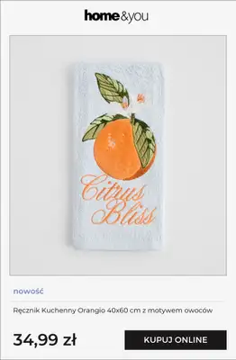 home&you - gazetka promocyjna Kolekcja Orange Bloom od wtorku 07.04  - strona 6