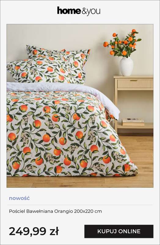 home&you - gazetka promocyjna Kolekcja Orange Bloom od wtorku 07.04  - strona 4