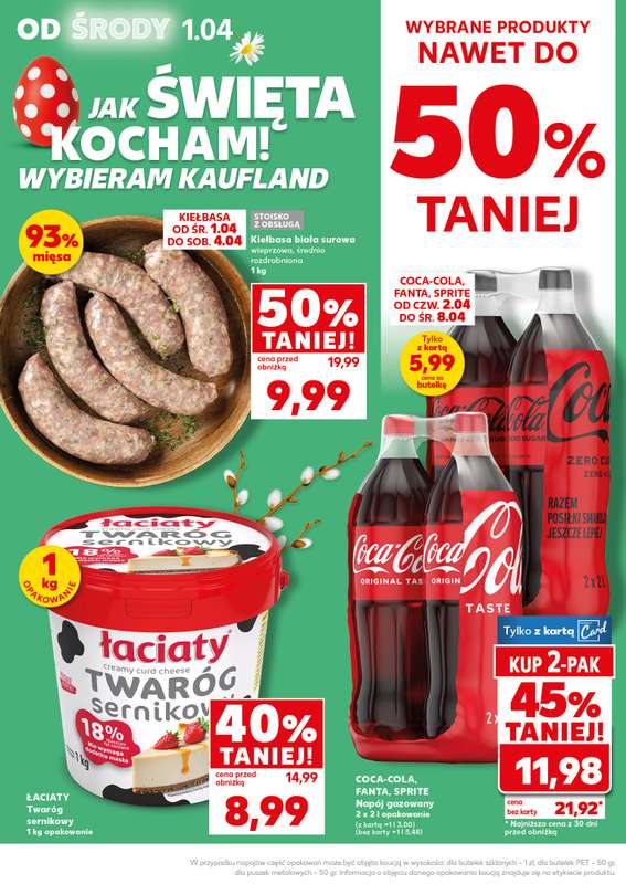 Kaufland - gazetka promocyjna Gazetka Tygodnia od środy 01.04 do środy 08.04 - strona 2