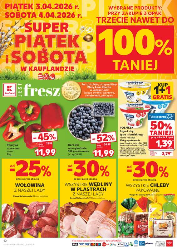 Kaufland - gazetka promocyjna Gazetka Tygodnia od środy 01.04 do środy 08.04 - strona 12