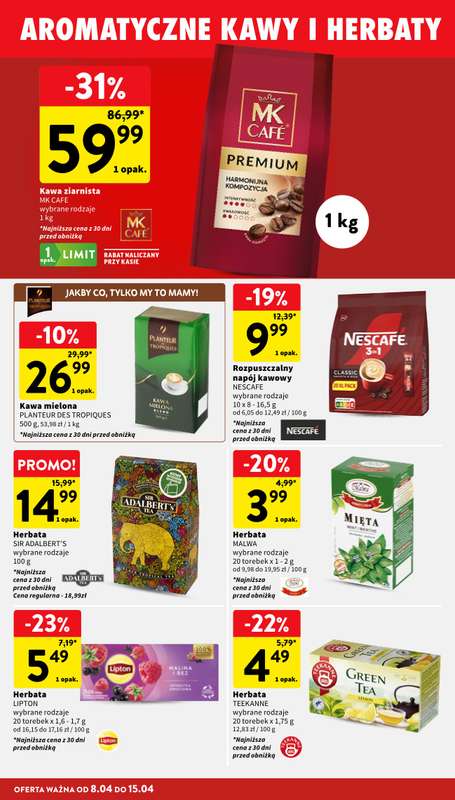 Intermarche - gazetka promocyjna Gazetka od środy 08.04 do środy 15.04 - strona 22
