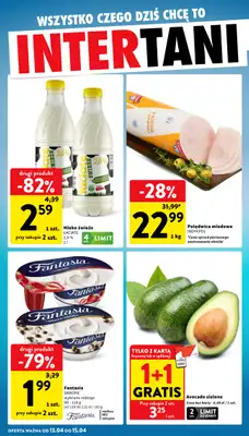 Intermarche - gazetka promocyjna Intertani start tygodnia od poniedziałku 13.04 do środy 15.04 - strona 2