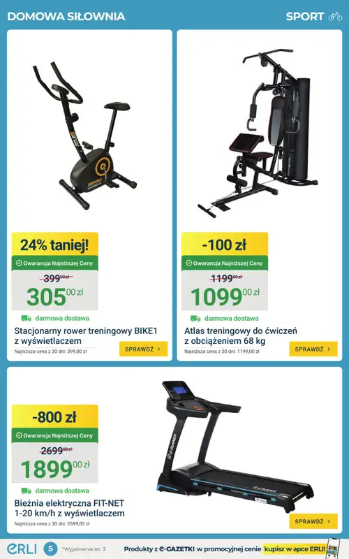 ERLI - gazetka promocyjna Okazje dla majsterkowiczów i aktywnych do -30%! od piątku 10.04 do niedzieli 12.04 - strona 5