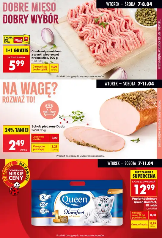 Biedronka - gazetka promocyjna Biedronkowe oszczędności od wtorku 07.04 do środy 08.04 - strona 4