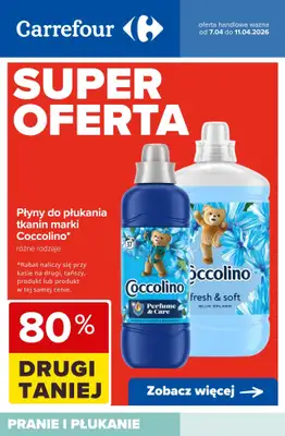 Carrefour - gazetka promocyjna Produkty do PRANIA I PŁUKANIA - sprawdź oferty! od wtorku 07.04 do soboty 11.04 - strona 2