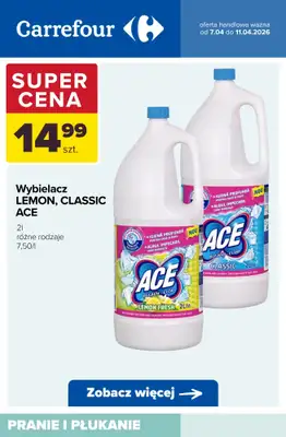 Carrefour - gazetka promocyjna Produkty do PRANIA I PŁUKANIA - sprawdź oferty! od wtorku 07.04 do soboty 11.04 - strona 5
