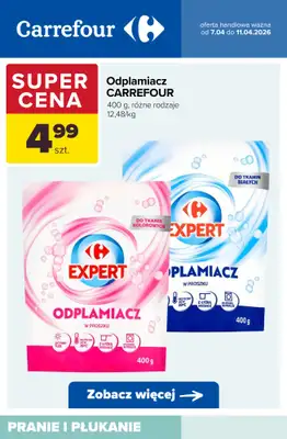 Carrefour - gazetka promocyjna Produkty do PRANIA I PŁUKANIA - sprawdź oferty! od wtorku 07.04 do soboty 11.04 - strona 6