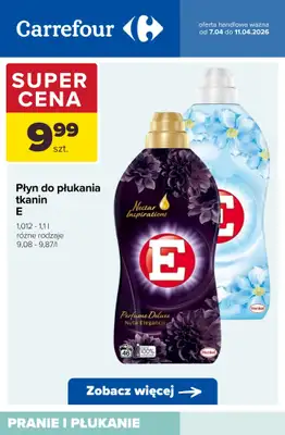 Carrefour - gazetka promocyjna Produkty do PRANIA I PŁUKANIA - sprawdź oferty! od wtorku 07.04 do soboty 11.04 - strona 3